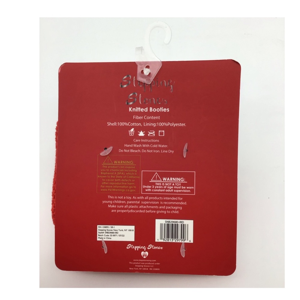 Stepping Stones Baby Knitted Booties (NWT) (Baby 3-6 M) - Picture 2 of 4